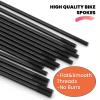 goucrro 14G Straight-Pull Bicycle Spokes, Black, 2.0 mm, 205 mm, 20 Pieces with Copper Nipples view 3