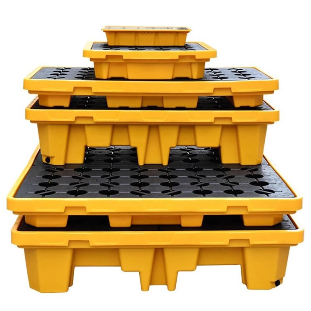 Plastic Spill Containment Platform for Leak-Proof Pallets