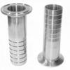 1 pc OD25 mm Hose Barb x 1.5 in Tri-Clamp 304 Stainless Steel Pipe Fitting, 150 mm Length view 4