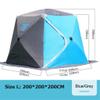 Camping Tent for 3–4 People, Insulated Winter Ice Fishing Tent with 3-Layer Cold-Weather Insulation view 3