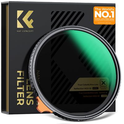 K&F CONCEPT 72mm Variable ND2-32 Filter (1-5 Stops)