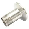 1/2" BSPT Male x K50.5 mm (1.5" TC) 304 Stainless Steel Pipe Ferrule Fitting Adapter view 2