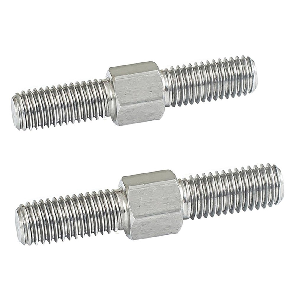 M4–M16 Stainless Steel 304 Double-Ended Threaded Studs, Left- and Right-Hand Threads (M5 × 100 mm, 2 pcs)