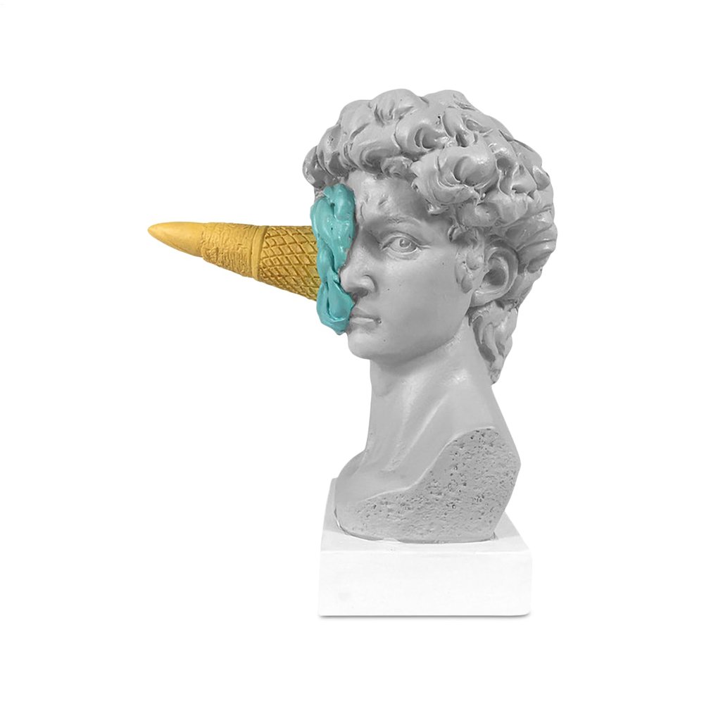 Ice Cream David Statue, 16 cm