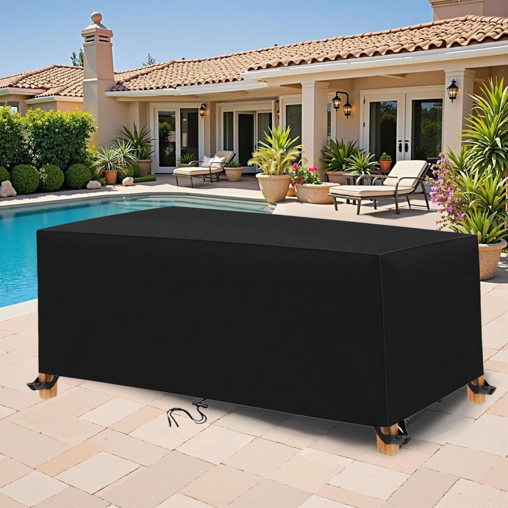 OOOXZO Outdoor Furniture Cover, Waterproof, 240 x 230 x 80 cm, UV-Resistant Winter Patio Table Cover