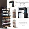 360° Rotating Pull-Out Closet Shoe Rack, 9-Tier, Brown, 48 cm/19 in view 4