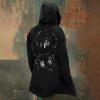 Duohropke Nordic Myth 3D Mid-Length Hooded Cardigan for Men view 3