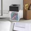 Transparent Magnetic Paper Clip Holder and Dispenser view 2