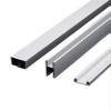 Aluminum Alloy Door Track Set for 8 mm Glass Panels view 1