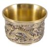 Cabilock 10-Piece Retro Chinese Teacup Set, Zinc Alloy, Non-Slip, Shatter-Resistant, Stackable view 3