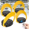 Ansobea 4-Pack Automatic Folding Parking Barriers, 8 Remotes, 8 Keys view 1