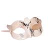 Cute Glittering Half-Face Party Mask, Silver view 1