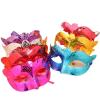 Cute Glittering Half-Face Party Mask, Silver view 2