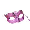 Cute Glittering Half-Face Party Mask, Silver view 4