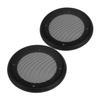 Gadpiparty 2-Piece Black Speaker Grille Covers for Car Speakers view 1