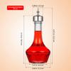 INOOMP Glass Cocktail Shaker, 50 mL, 12.50 x 4.00 x 4.00 cm, Silver view 4