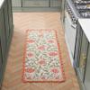 Laura Ashley Cotton Runner Rug, Crocheted, Poppies, Machine Washable and Non-Slip, 30 x 150 cm view 1