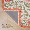 Laura Ashley Cotton Runner Rug, Crocheted, Poppies, Machine Washable and Non-Slip, 30 x 150 cm view 4