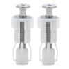 Metal Toilet Seat Bolts, Lock Nuts and Screw Set for Installation, Replacement and Floor Mounting view 1