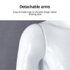 Male Mannequin with Head, Detachable Body and Rectangular Metal Base view 4