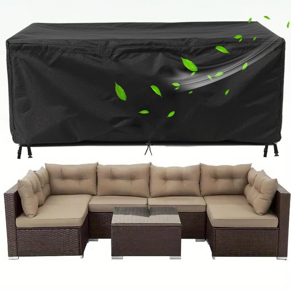 PVPQPR Waterproof Outdoor Furniture Cover, 180 x 130 x 75 cm