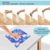 FRODOTGV Microfiber Cleaning Cloths, Indonesian Batik Cobalt Pattern, 6-Pack, 28 x 28 cm view 4