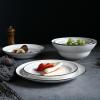 Nordic Wind Creative High-Temperature-Resistant Ceramic Salad Bowl, 9 in. Gori Bowl view 3