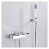 Matte Black Waterfall Wall-Mount Tub Faucet, Hot & Cold Mixer view 1