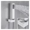 Matte Black Waterfall Wall-Mount Tub Faucet, Hot & Cold Mixer view 4