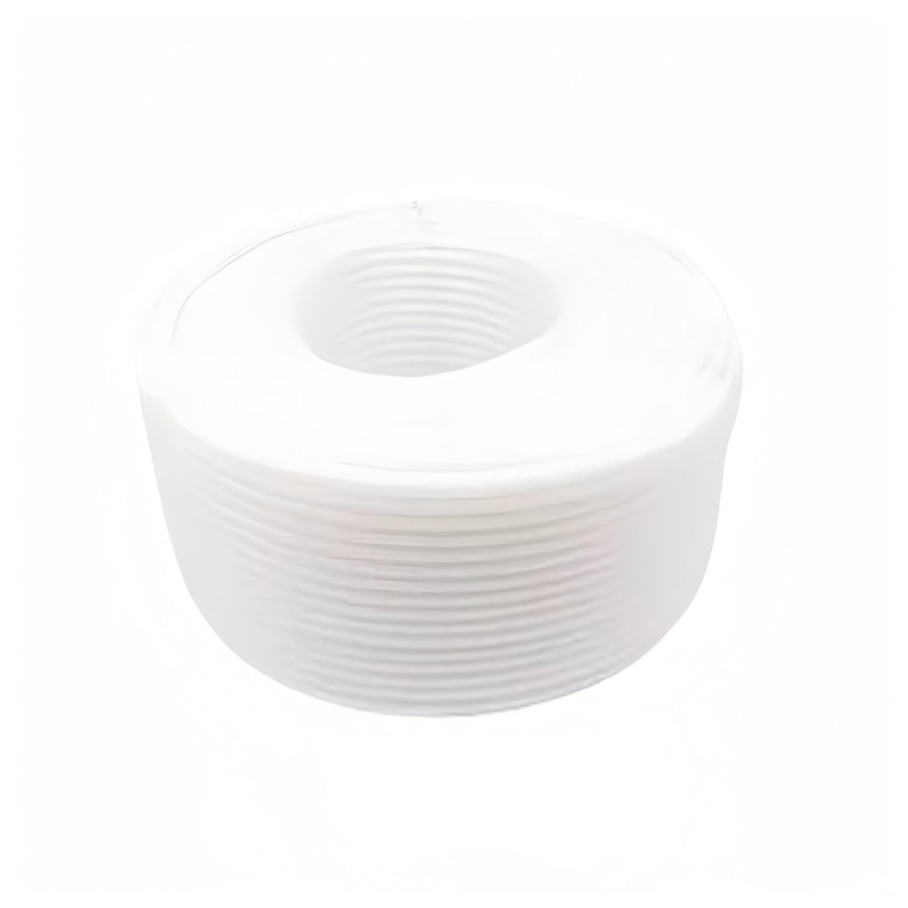 WEKONUMEX Flexible Corrugated Plastic Cable Conduit, PP-Insulated Corrugated Tube, Wire Hose Thread (White, 34.5 x 29 mm)