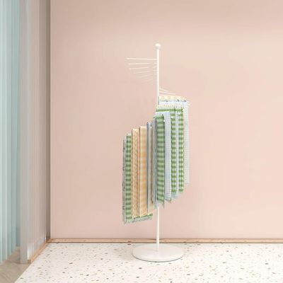 Adjustable Swivel Metal Scarf Rack for Belts, Scarves and Hijabs