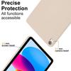 Protective Case for Redmi Pad SE 8.7-inch (2024), Slim Matte TPU, Beige view 4