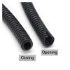 WEKONUMEX Flexible Corrugated Plastic Cable Conduit, AD10 x ID6.5 mm, Closed, 1 m view 3