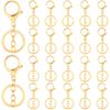 SUNNYCLUE 24-Pack Gold Lobster Claw Clasps with Key Rings view 1