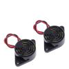 eufeifeiegds 2-Piece 12V Piezo Buzzer Alarm, 100dB Electronic Beeper, Continuous Tone for Motorcycles view 2