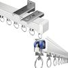 Aluminum Curtain Track, Ceiling or Wall Mount, Silent Rollers, 0.5–6 m Heavy-Duty Track, 350 cm (11.5 ft) view 1