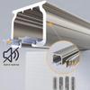 Aluminum Curtain Track, Ceiling or Wall Mount, Silent Rollers, 0.5–6 m Heavy-Duty Track, 350 cm (11.5 ft) view 2
