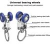 Aluminum Curtain Track, Ceiling or Wall Mount, Silent Rollers, 0.5–6 m Heavy-Duty Track, 350 cm (11.5 ft) view 3