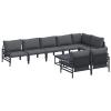 Homgoday Modern Luxury Garden Sofa Set, Steel Frame, Polyester Cushions, Model 3379009 view 2