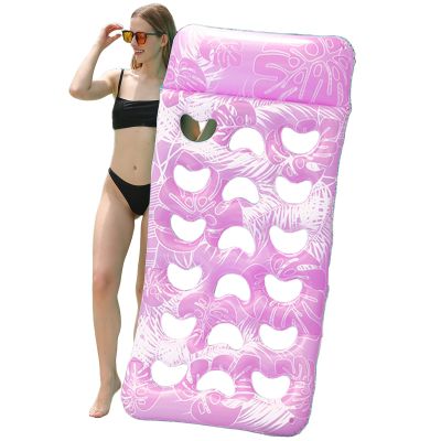 Inflatable Floating Pool Lounger, Waterproof, UV-Resistant