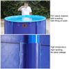 Foldable Above-Ground Fish Pond Pool, Emergency Water Storage Tank, Heavy-Duty Canvas Liner, Framed Koi Rearing Pool (1.5 x 1 m) view 3