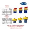 VSPPJYFG 20A/25A Two-Position Disconnect Switch, 1/2/3 Poles, LW26GS, 48×48mm/64×64mm, Padlockable Rotary Cam Selector (25A, 1-Pole, 48mm Panel) view 3