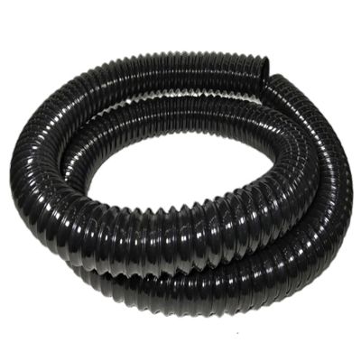 COYOUCO Black PU Dust Collection Hose, 55 mm ID, 1 m, 0.63 mm