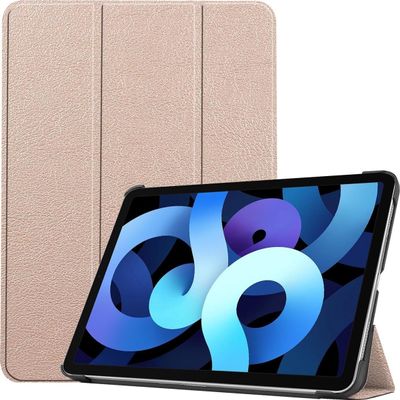 BTH Tablet Case for Apple iPad Air 4 10.9 (2020) - Lightweight Tri-Fold Cover - Shockproof Gold