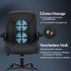 ALFORDSON Ergonomic Massage Office Chair with Reclining Function, Black view 2