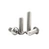 1/50 pcs M2–M12 304 Stainless Steel Tamper-Resistant 6-Lobe Button-Head Security Screws with Pin (22 mm, 3 pcs M8) view 3