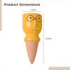 4-Piece Terracotta Plant Watering Spikes, Multicolor Glasses Design view 4