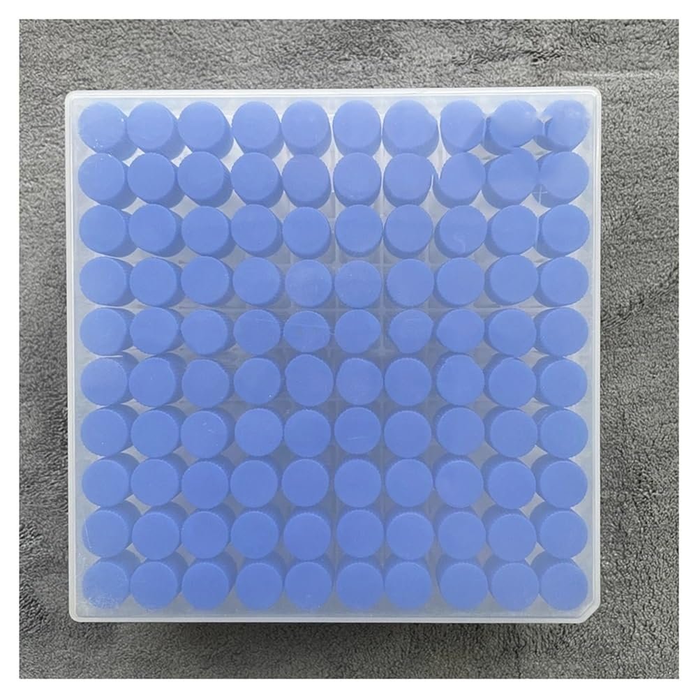 Laboratory Glassware, 100-Piece 1.8 mL Plastic Tube Set with Storage Box