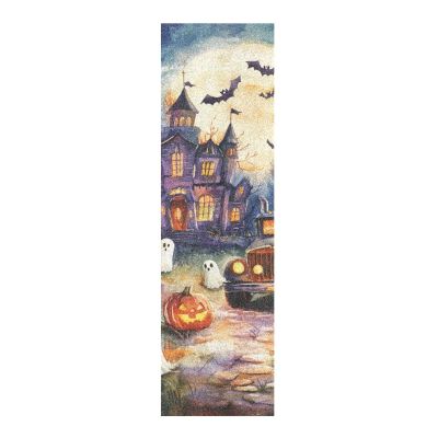 voucong Halloween Pumpkin Truck Skateboard Grip Tape, Tear-Resistant, 83 x 22.9 cm, Scooter, Pegatina Para, Roller
