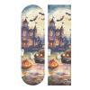 voucong Halloween Pumpkin Truck Skateboard Grip Tape, Tear-Resistant, 83 x 22.9 cm, Scooter, Pegatina Para, Roller view 2